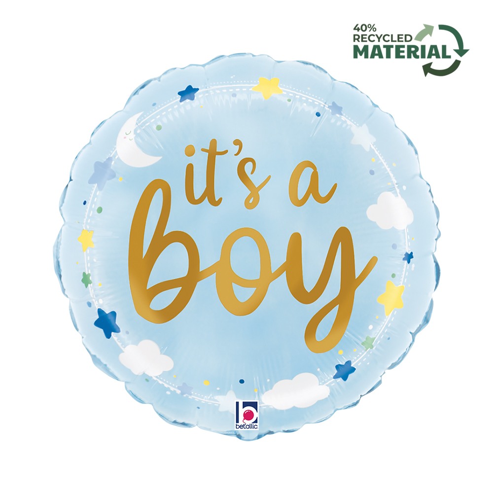 Grabo 18" It's A Boy Stars & Clouds product