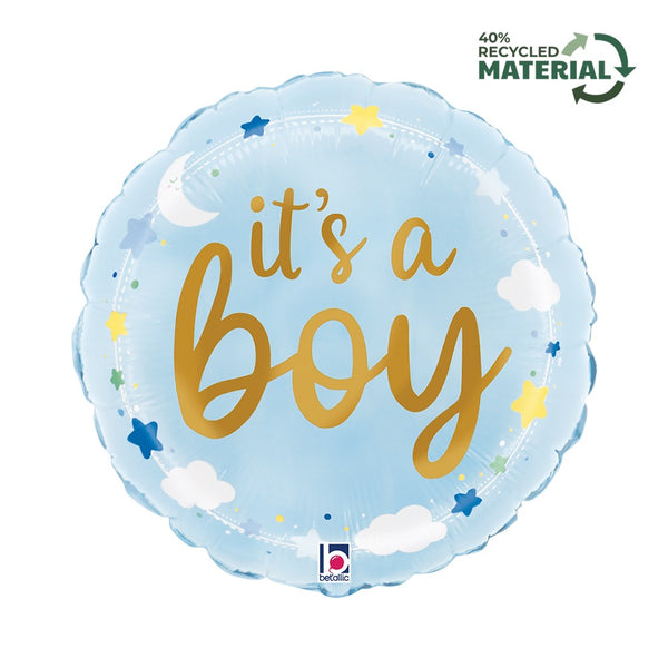 Grabo 18" It's A Boy Stars & Clouds product