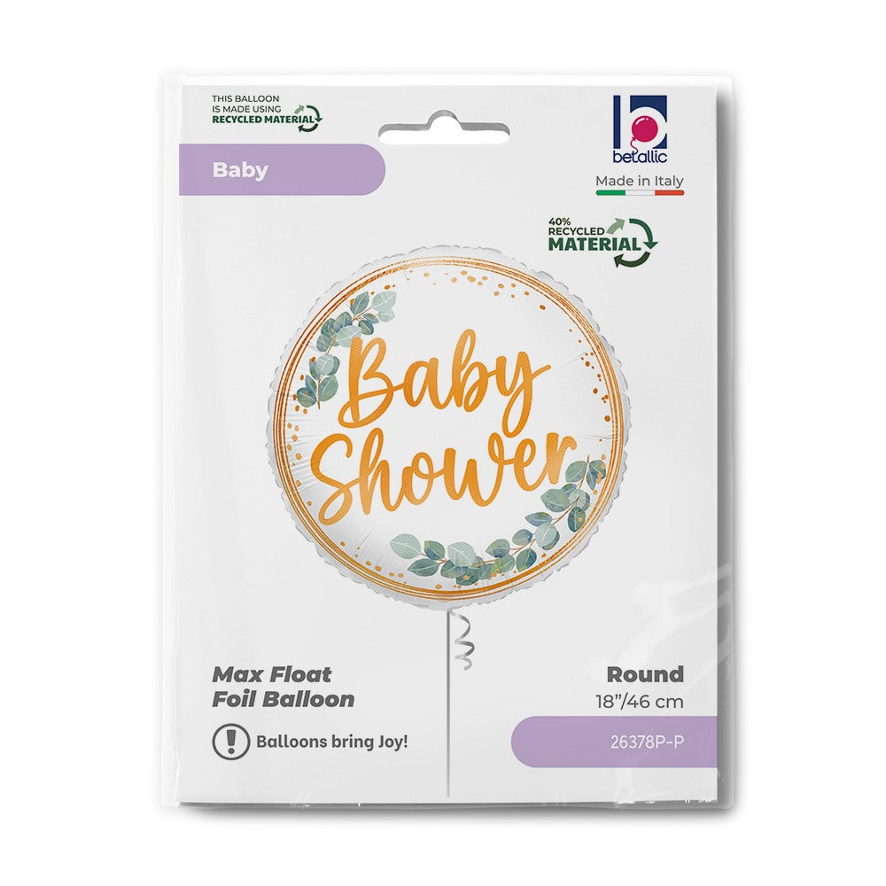 Grabo 18" Baby Shower Eucalyptus packaging