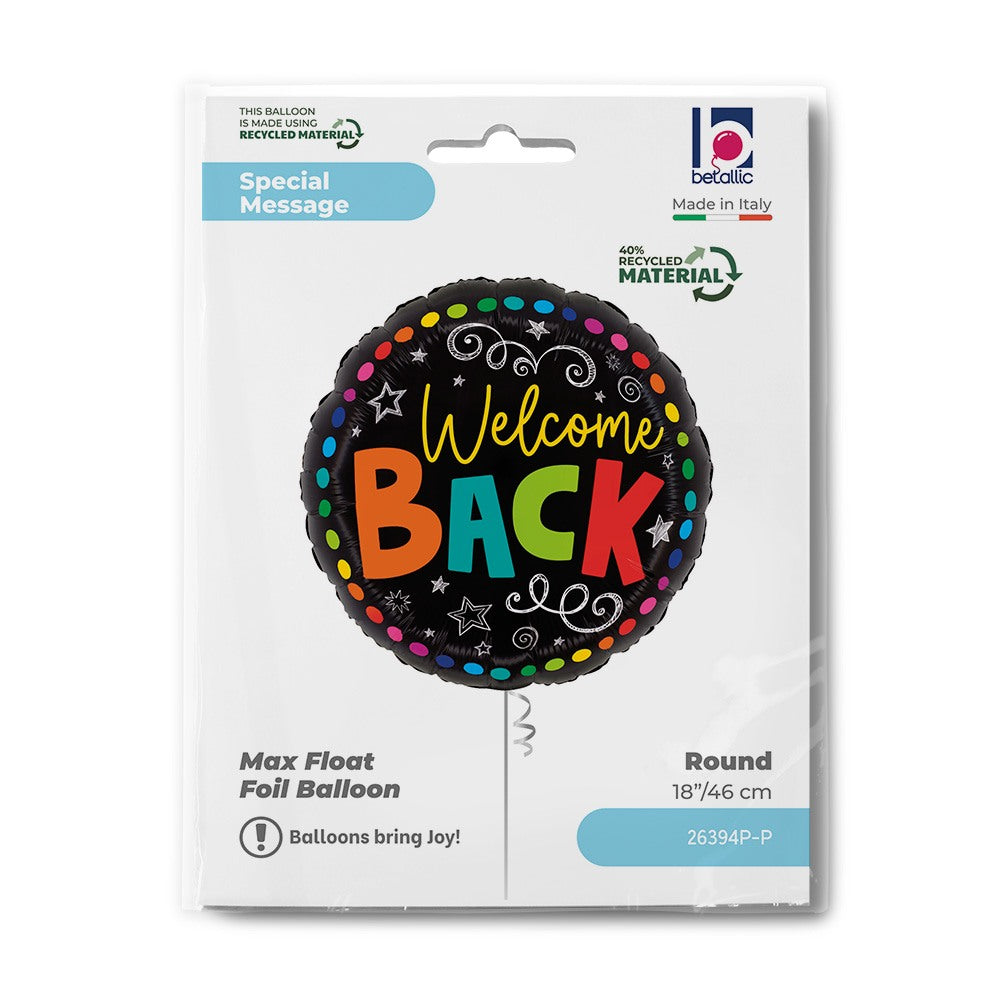 Grabo 18" Colourful Welcome Back packaging