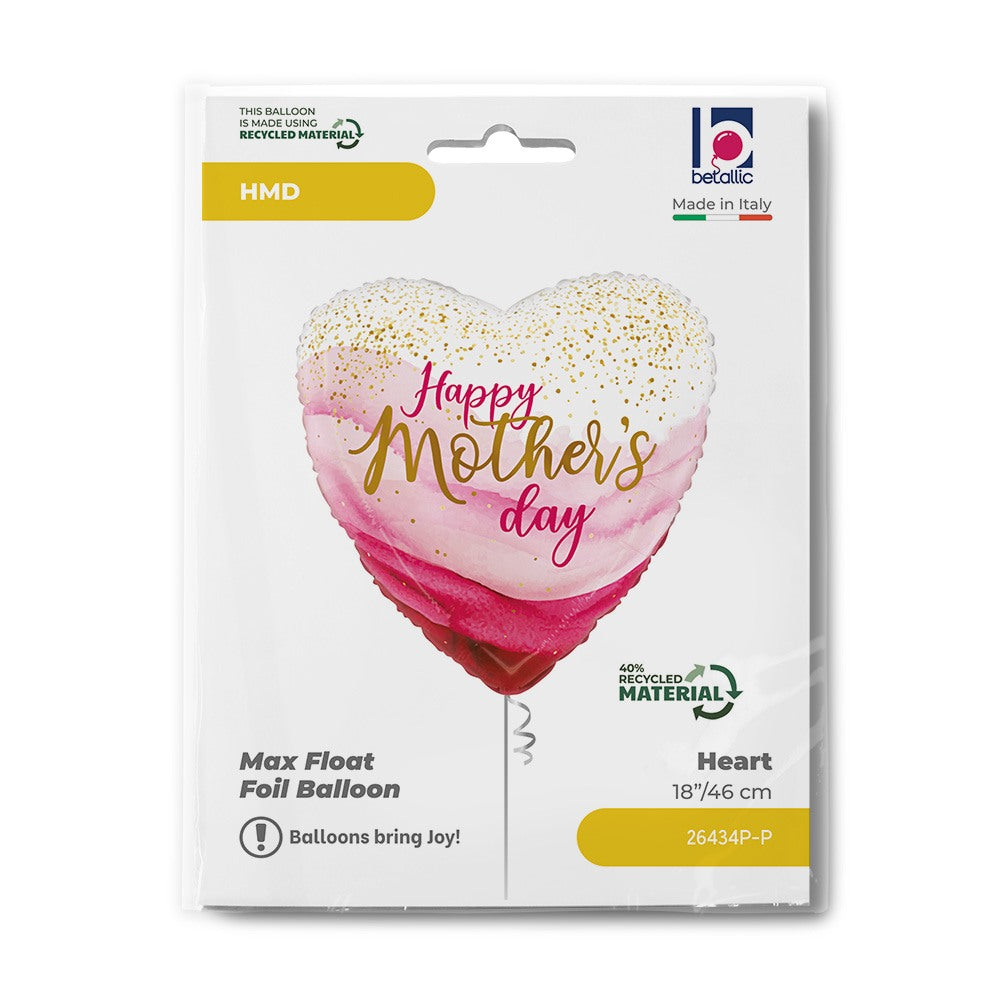 Grabo 18" Mothers day Pretty Pink Heart packaging