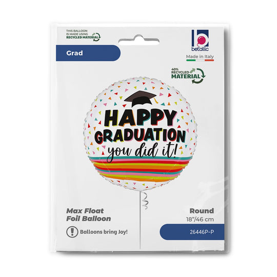 Grabo 18" Festive Graduation packaging