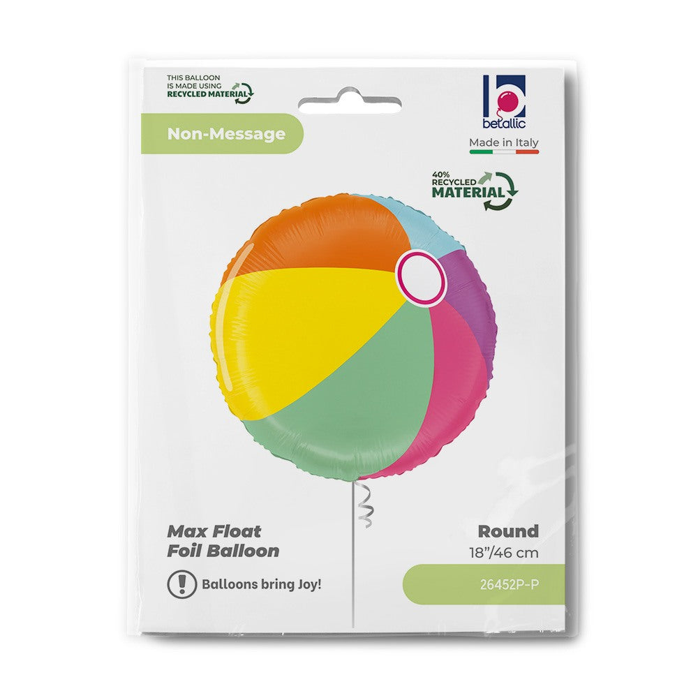 Grabo 18" Summer Beach Ball packaging