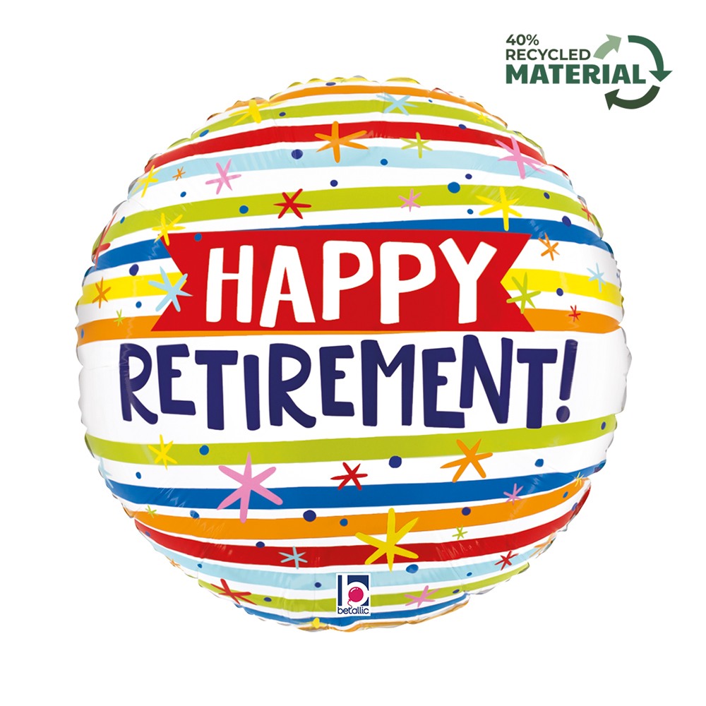 Grabo 18" Happy Retirement Stripes product