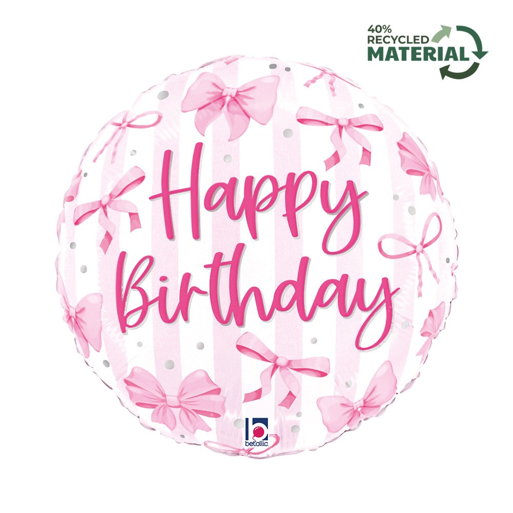 Grabo 18" Pretty Pink Bow Birthday product