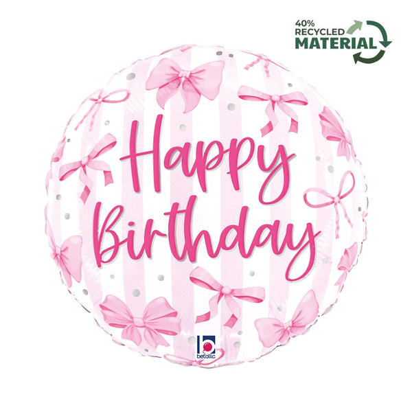 Grabo 18" Pretty Pink Bow Birthday product