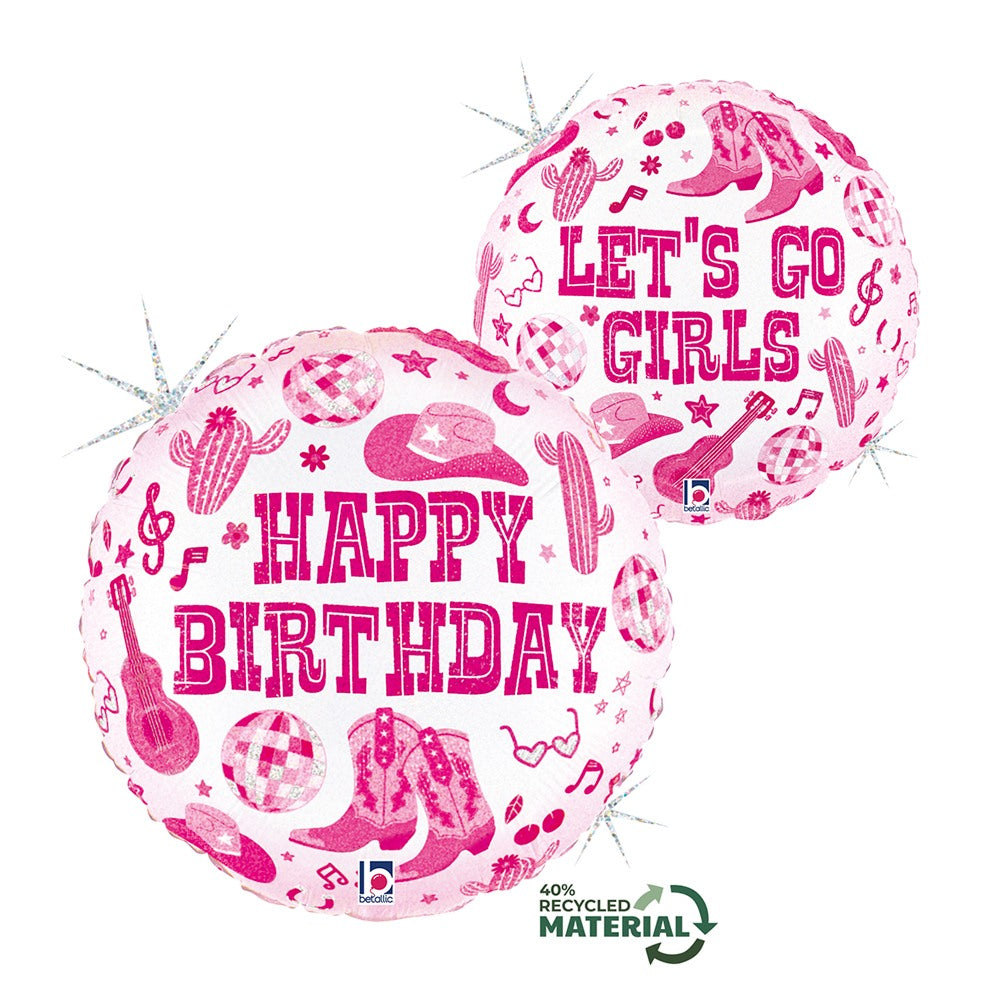 Grabo 18" Disco Cowgirl Birthday product
