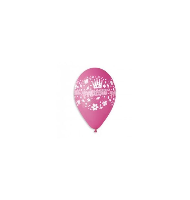 Gemar 13" Princess #878 GS120 6pcs Round Balloon