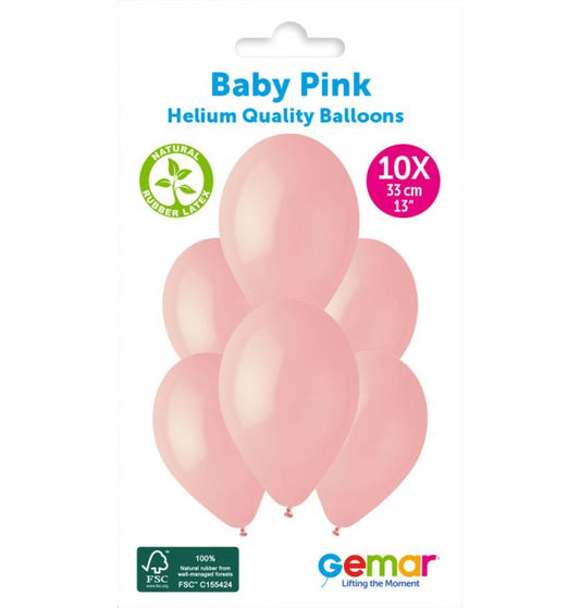 Gemar 13" Baby Pink #073 G120 10pcs Round Balloon