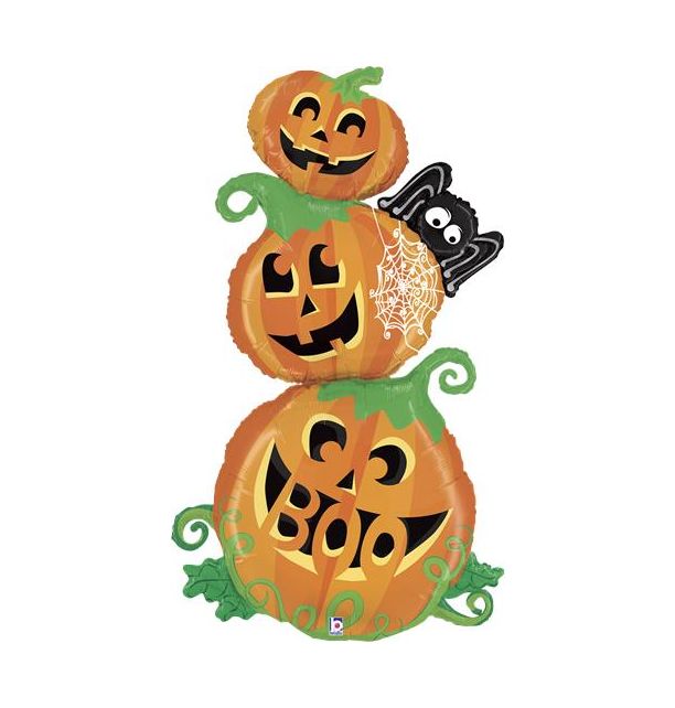 Special Delivery Pumpkin Stacker Foil Balloon Packaged