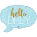 Grabo 24 inch Blue Hello Baby Speech Bubble product