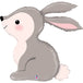 Grabo 31" Woodland Bunny Grey product