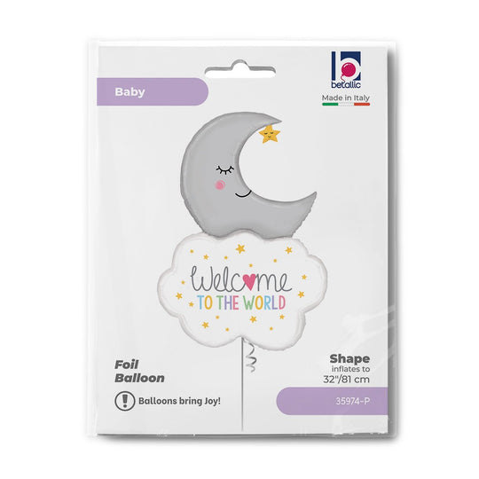 Grabo 32" Welcome Baby Moon packaging