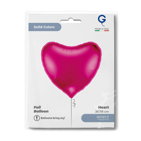 Grabo 36" Magenta Heart packaging