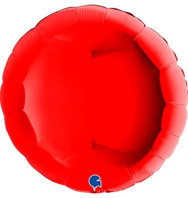 Round 36"Red Foil Balloon Packaged Round Balloon