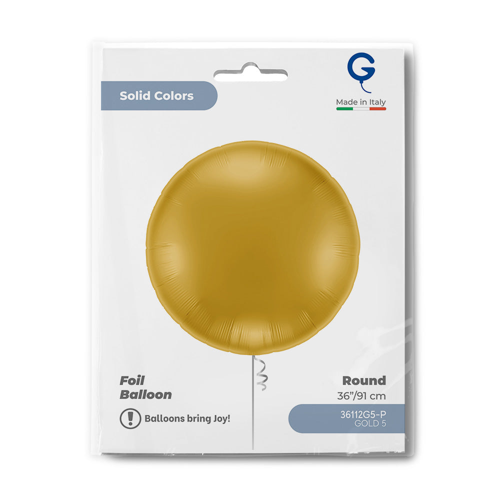 Grabo 36 inch Gold Round packaging