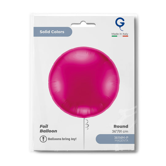 Grabo 36 inch Magenta Round packaging