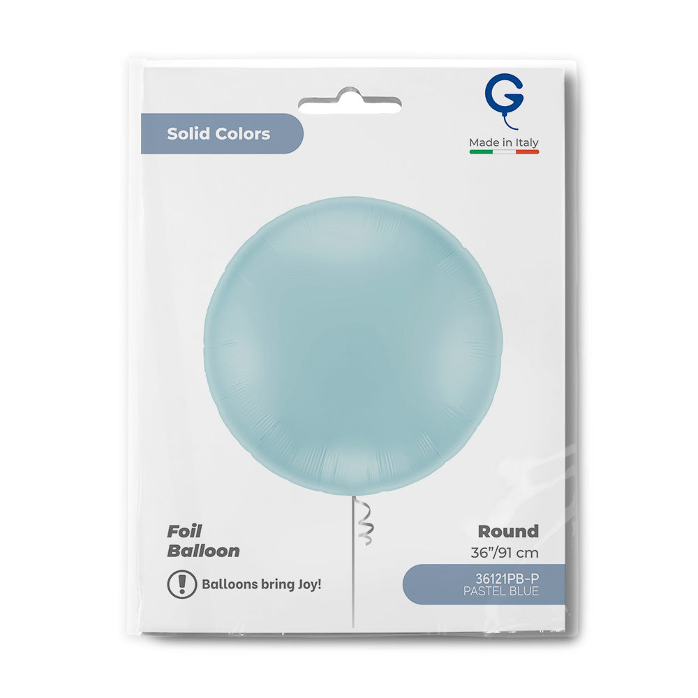 Grabo 36 inch Pastel Blue Round packaging