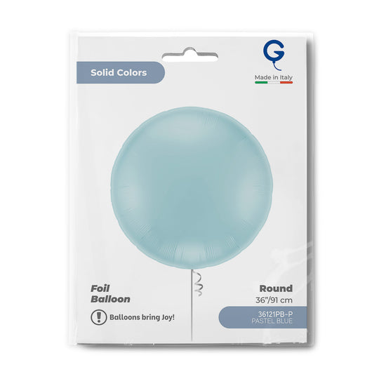 Grabo 36 inch Pastel Blue Round packaging
