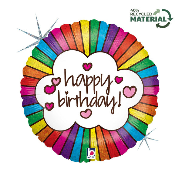 Grabo 18" Retro Rainbow Birthday product
