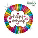 Grabo 18" Retro Rainbow Birthday product