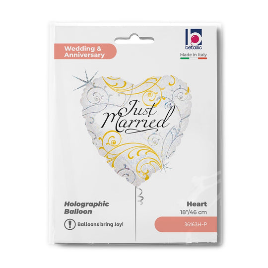 Grabo 18" Just Married Filigree packaging