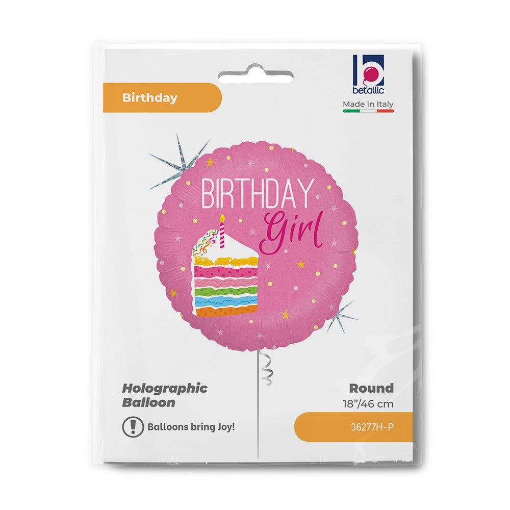 Grabo 18" Birthday Cake Girl packaging
