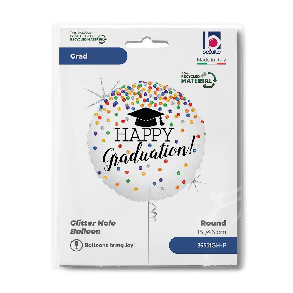 Grabo 18" Glittering Grad Confetti packaging