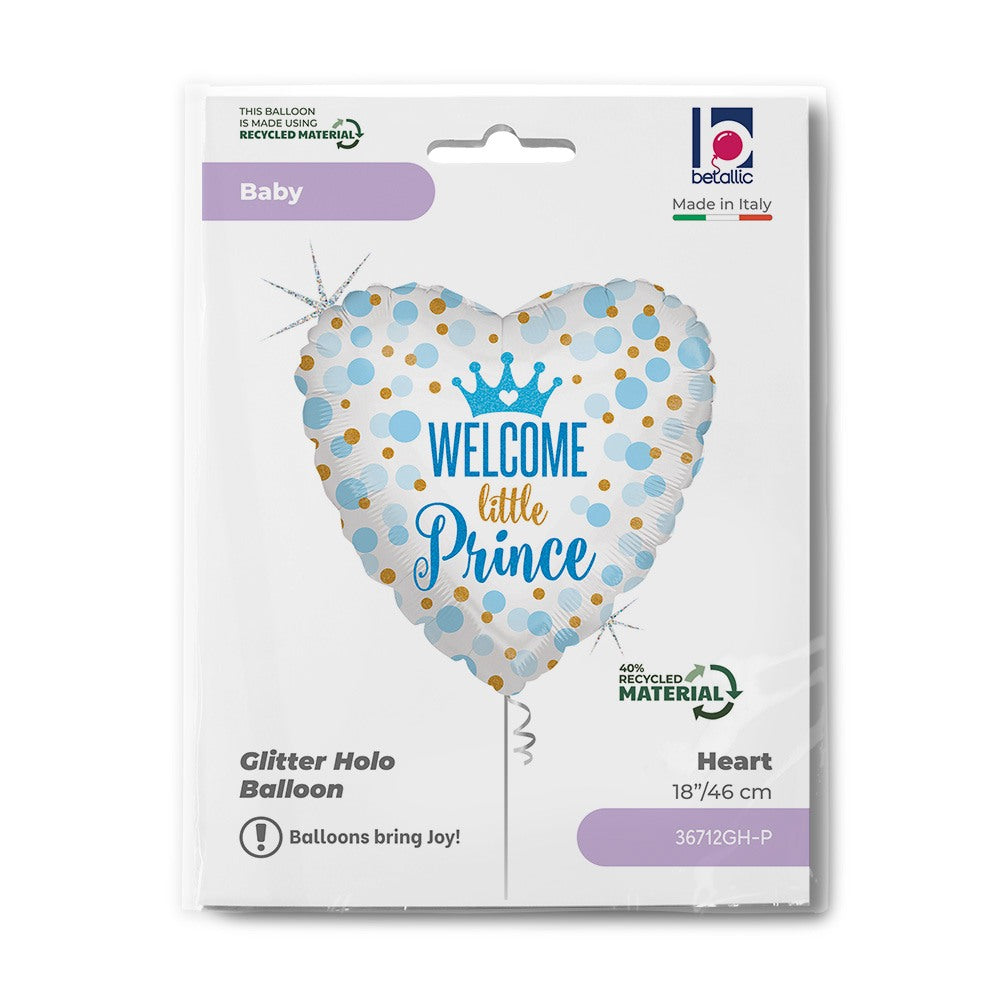 Grabo 18" Glitter Baby Prince packaging