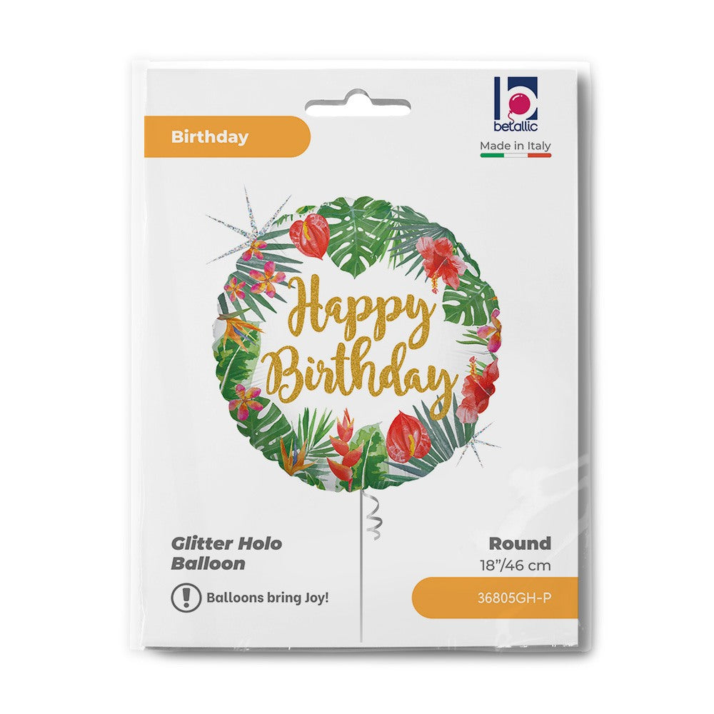 Grabo 18" Tropical Birthday packaging