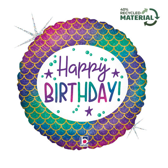 Grabo 18" Glitter Mermaid Birthday product
