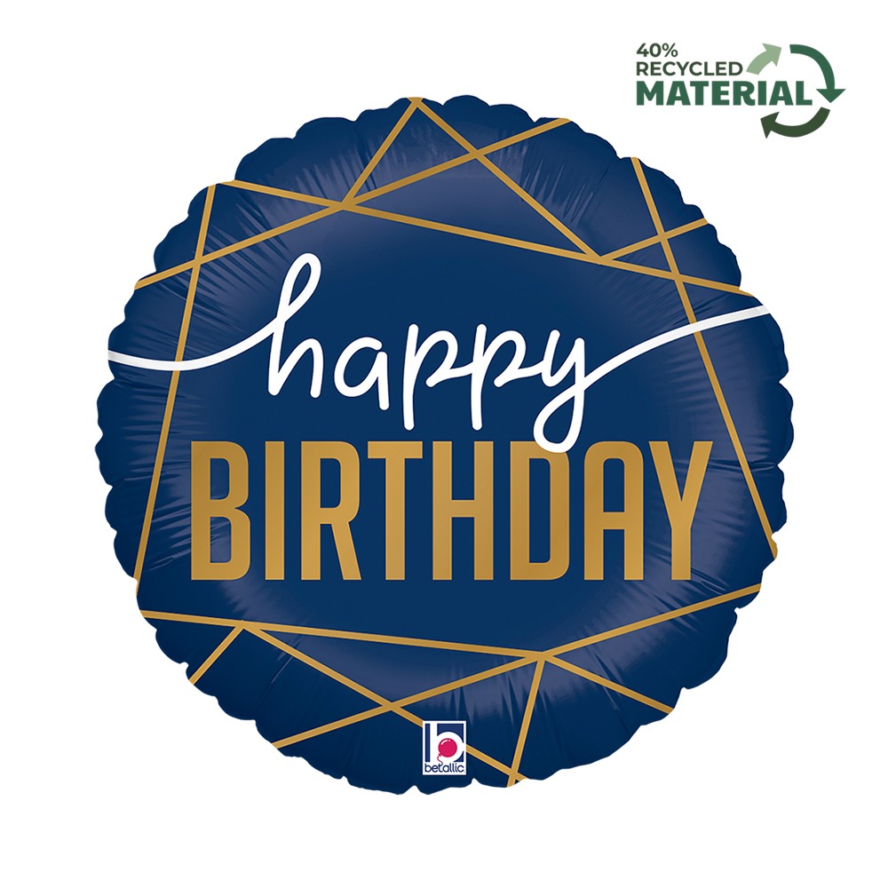 Grabo 18" Navy Birthday product