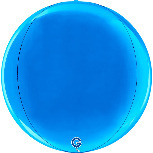 Grabo 15 inch Blue Globe Balloon Packaged product