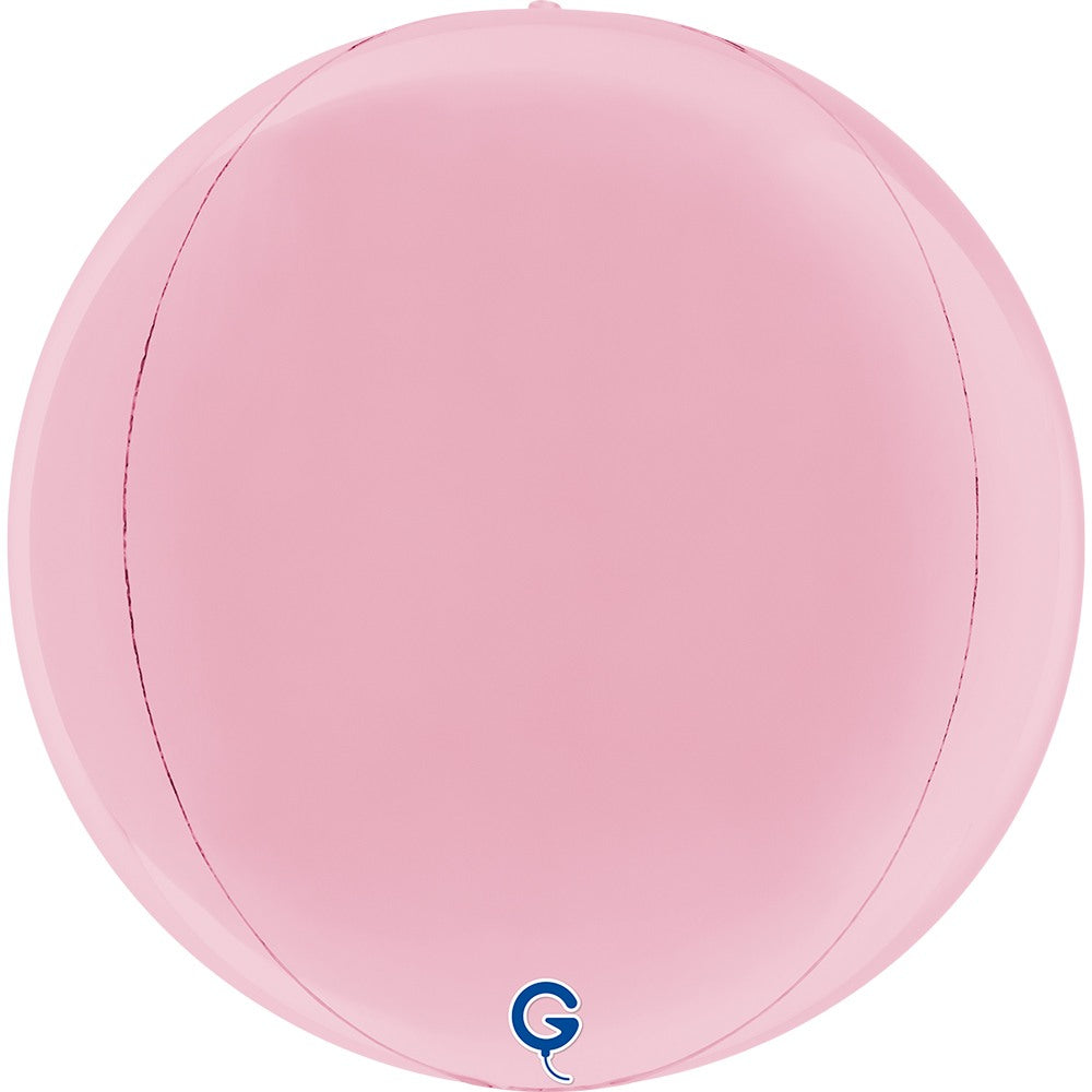 Grabo 15 inch Pastel Pink Globe Balloon Packaged product