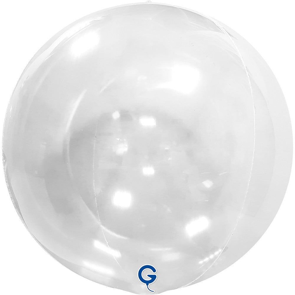 Grabo 19 Inch Transparent Globe Balloon Packaged (No Valve) product