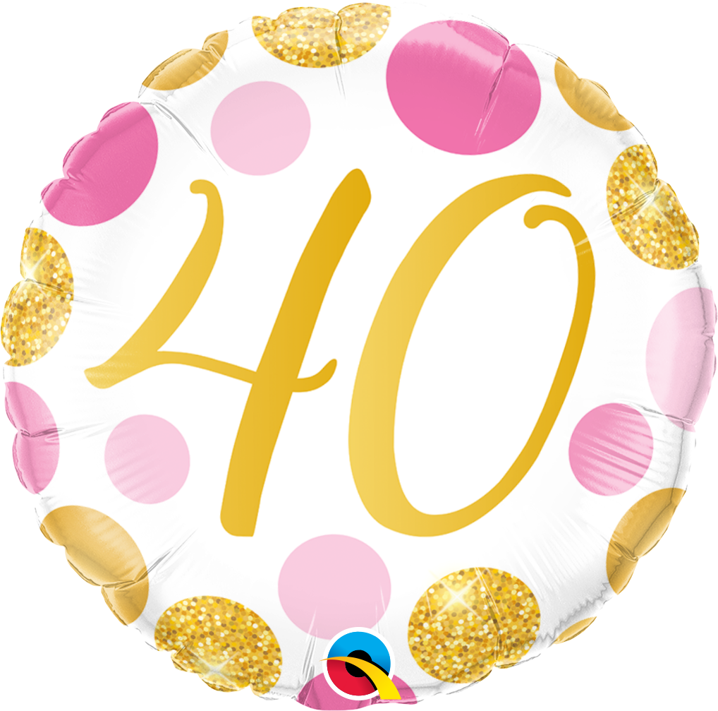 Pink & Gold Dots