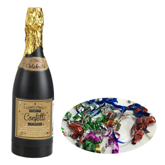 Multi Coloured Foil Confetti Bubbly Bottle