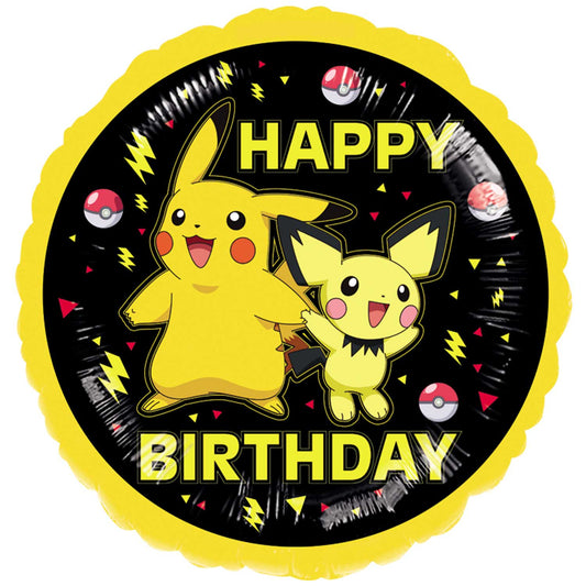 Pokémon Happy Birthday Standard Foil Balloon 18 Inch