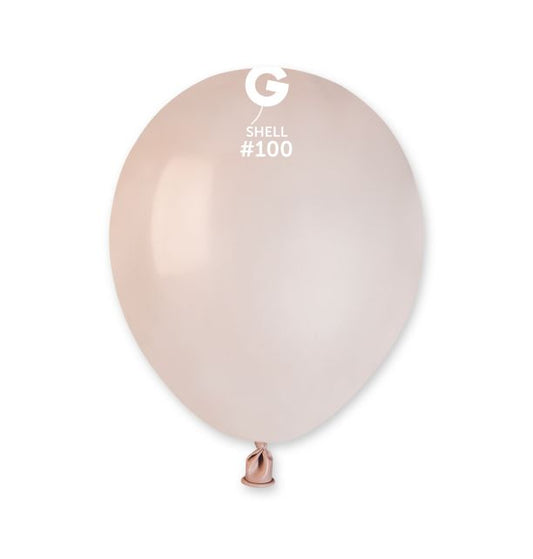 Gemar 5" Shell #100 A50 50pcs Round Balloon