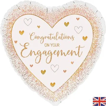 Oaktree 18inch Engagement Rose Gold Heart