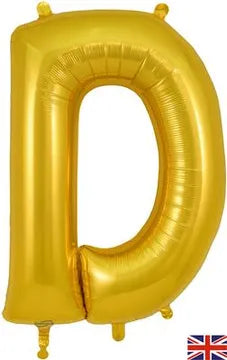 Oaktree 34inch Letter D Gold