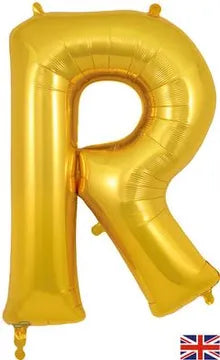 Oaktree 34inch Letter R Gold