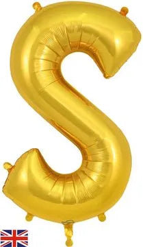 Oaktree 34inch Letter S Gold