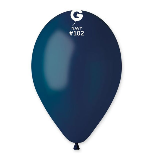 Gemar 13" Navy #102 G120 50pcs Round Balloon