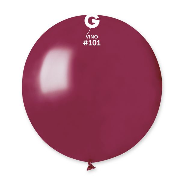 Gemar 19" Vino #101 G19 25pcs Round Balloon