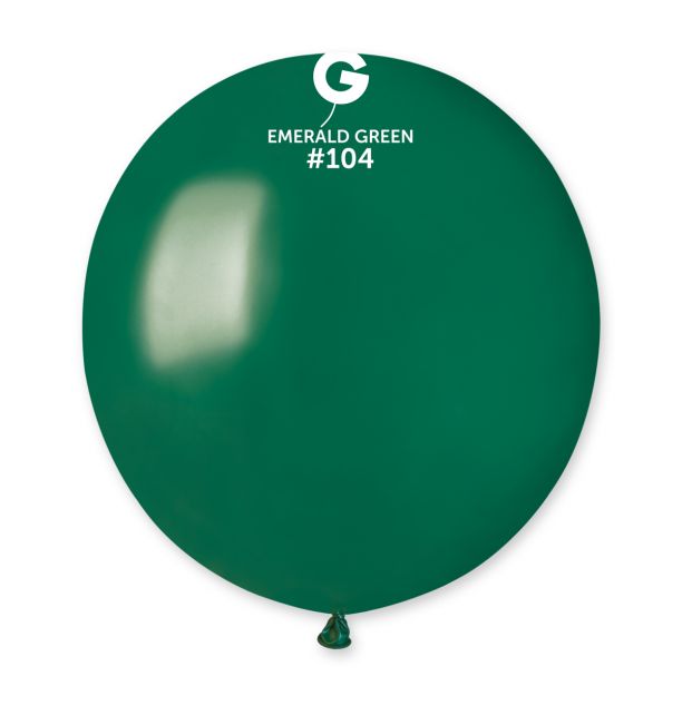 Gemar 19" Emerald Green #104 G19 25pcs Round Balloon