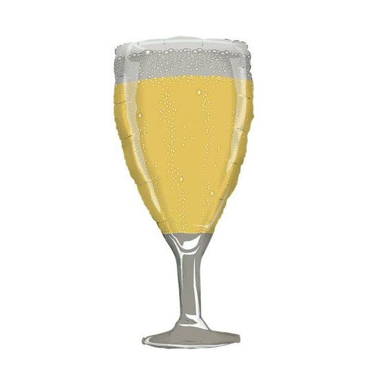 Champagne Glass Foil Balloon Packaged