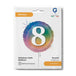 Grabo 18" Happy 8 Colourful Rainbow packaging