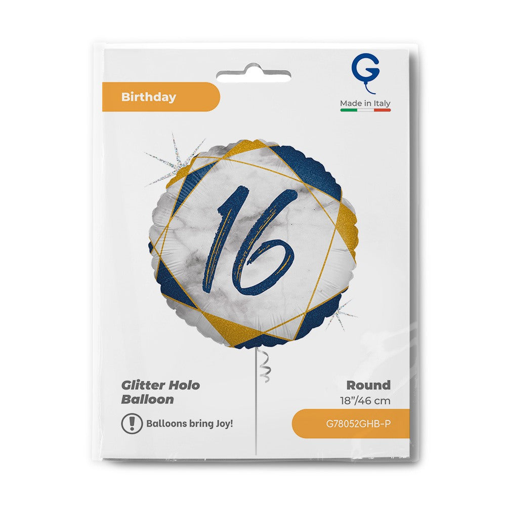 Grabo 18" Marble Mate 16 Blue packaging