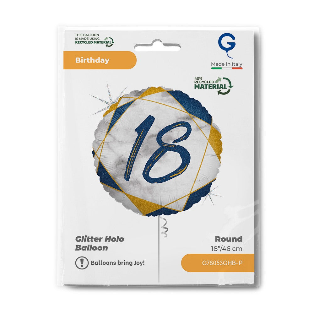 Grabo 18" Marble Mate 18 Blue packaging